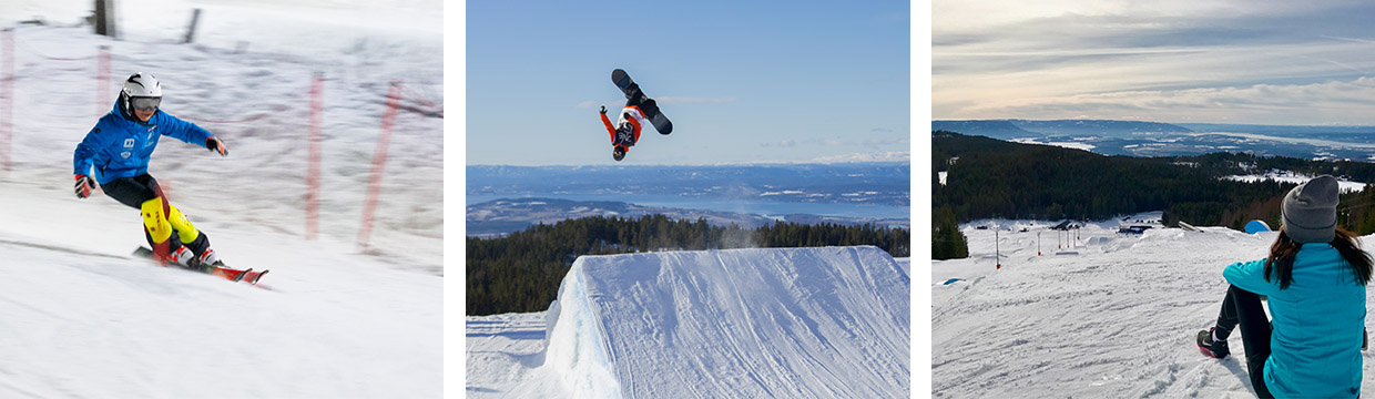 Vinter - Snowboard og slalåm i Innlandet