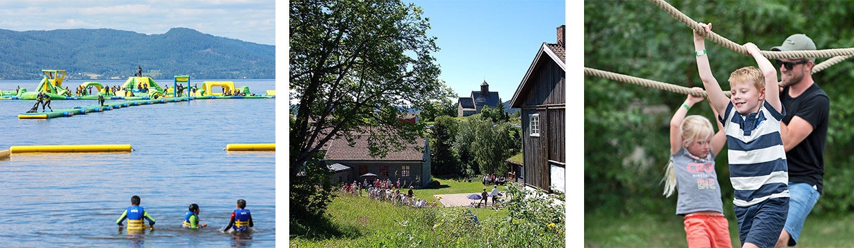 Randsfjorden badepark og Hadeland Folkemuseum
